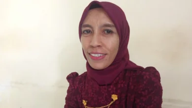 Lurah Ampenan Selatan, Erma Suryani diwawancarai beberapa waktu lalu.