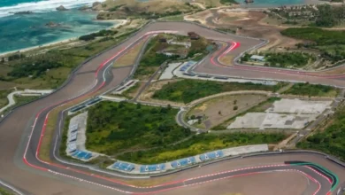 Potret Sirkuit Mandalika. Pemkab keluarkan aturan bagi pengelola destinasi pariwisata menjelang MotoGP 2026.