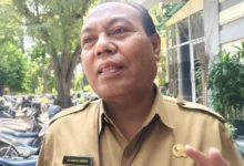 Kepala Bidang Pelayanan, Penyuluhan, dan Penagihan BKD Kota Mataram, Achmad Amrin, diwawancarai beberapa waktu lalu.