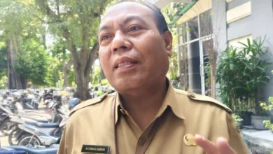Kepala Bidang Pelayanan, Penyuluhan, dan Penagihan BKD Kota Mataram, Achmad Amrin, diwawancarai beberapa waktu lalu.