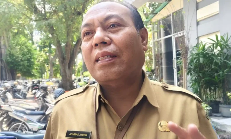 Kepala Bidang Pelayanan, Penyuluhan, dan Penagihan BKD Kota Mataram, Achmad Amrin, diwawancarai beberapa waktu lalu.