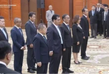 Proses pelantikan pegawai Kementerian Keuangan yang baru di Jakarta pada Senin, 21 September 2026.