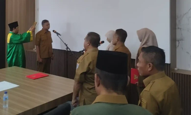 Momen saat pelantikan Penjabat Sekda Lobar, Saeful Ahkam beberapa waktu lalu, September 2026.