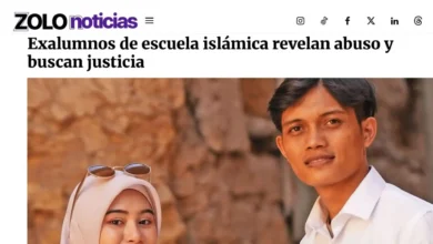 Tangkapan layar media Meksiko, ZOLO Noticias, yang menyoroti kasus dugaan pelecehan seksual terhadap santri di Lombok Tengah.