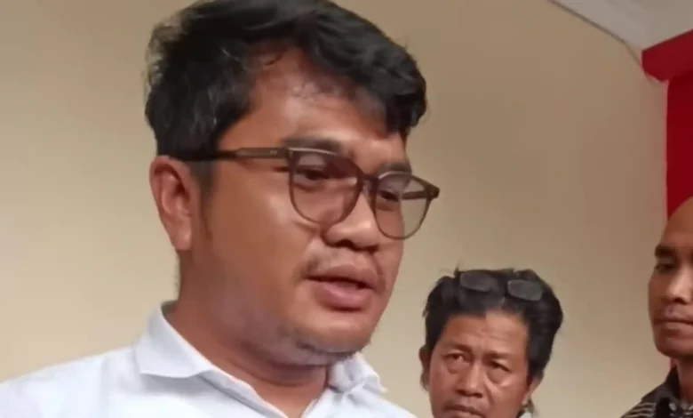 Kasat Reskrim Polresta Lombok Tengah, Punguan Hutahaean, saat jelaskan penanganan kasus dugaan pelecehan seksual di Ponpes Lombok Tengah, Selasa, 22 September 2026.