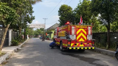 Salah satu armada Damkarmat Lobar usai bertugas memadamkan api di desa Lelede beberapa waktu lalu, Agustus 2026.