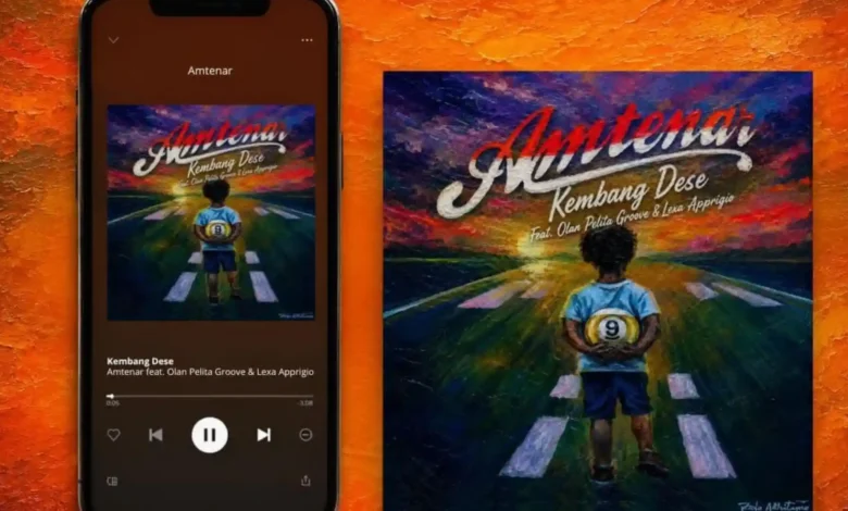Amtenar rilis ulang lagu Kembang Dese karya mendiang Abdullah Mahsyar bersama kedua cucunya.