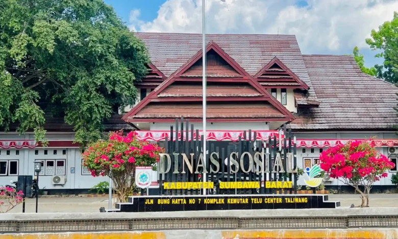 Kantor Dinas Sosial (Dinsos) Kabupaten Sumbawa Barat, komplek KTC.