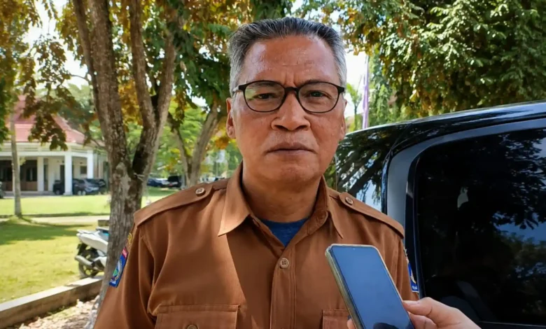 Asisten I Setda Lobar, Saeful Ahkam saat diwawancarai beberapa waktu lalu, Juli 2026.