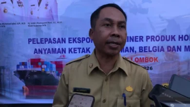 Kepala Disperindag NTB, H. Lalu Wiranata.