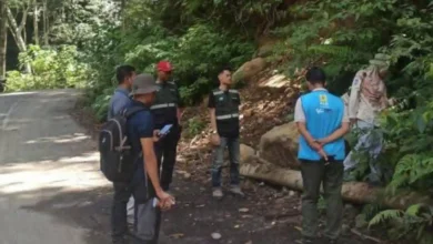 Kegiatan survei penentuan titik pemasangan Tiang Listrik di kecamatan Batulanteh.