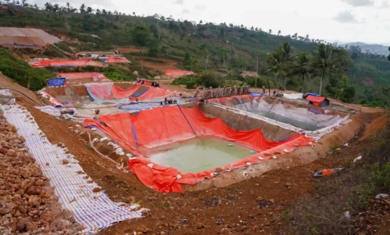 Salah satu titik tambang emas diduga ilegal di Sekotong, Lombok Barat yang pernah disegel KPK pada Oktober 2024.