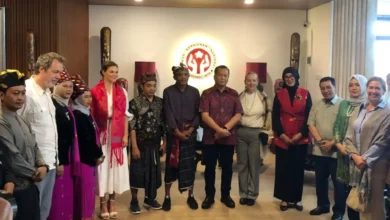 Kunjungan Putri Mahkota Swedia, Victoria Ingrid Alice Desiree, ke Balai Kita untuk menikmati kain tenun hingga kerajinan lainnya di Balai Kita, Sabtu, 5 September 2026.