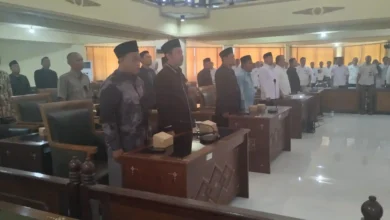 Paripurna Penyerahan dan Penjelasan Pemerintah Daerah terkait RAPBD Perubahan 2026 yang juga dihadiri Kepala OPD, Rabu, 9 September 2026.