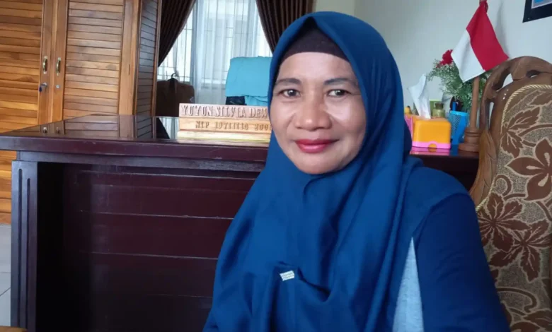 Kepala Unit Pelaksana Teknis Daerah Perlindungan Perempuan dan Anak (UPTD PPA) DP2KBP3A KSB, Yuyun Silvia Dewi.