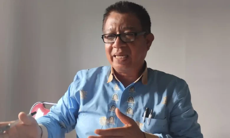 Camat Gunungsari, Zulkifli, saat diwawancarai NTBSatu terkait konflik Sesela-Jatisela, Senin, 14 September 2026.