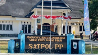 Kantor Satpol PP Kabupaten Sumbawa Barat.