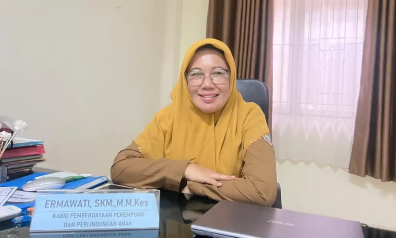 Kepala Bidang PPPA DP2KBP3A KSB, Ermawati.