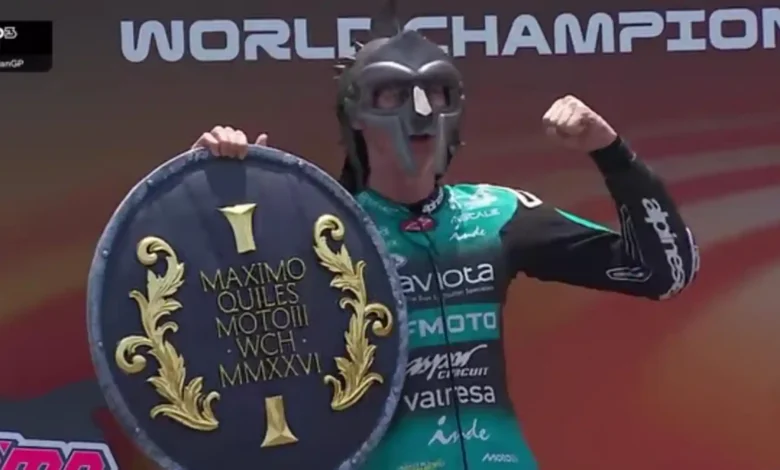 Pembalap Moto3, David Alonso, berhasil juara pada ajang GP Indonesia 2026 di Mandalika, Minggu, 11 Oktober 2026.