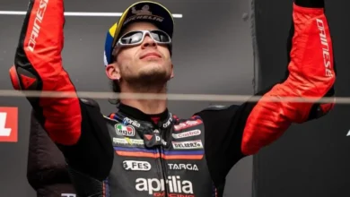 Pembalap Marco Bezzecchi berhasil raih podium di ajang MotoGP Mandalika 2026 di Sirkuit Mandalika pada Minggu, 11 Oktober 2026.