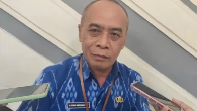 Kepala Dinas Perdagangan (Disdag) Kota Mataram, Irwan Harimansyah diwawancarai beberapa waktu lalu.
