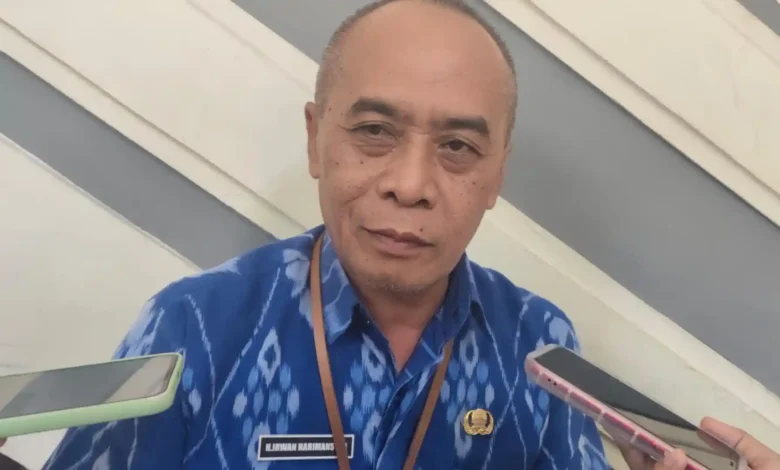 Kepala Dinas Perdagangan (Disdag) Kota Mataram, Irwan Harimansyah diwawancarai beberapa waktu lalu.