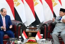 Presiden Mesir El Sisi dan Presiden Prabowo di Istana Kepresidenan, Minggu, 11 Oktober 2026.