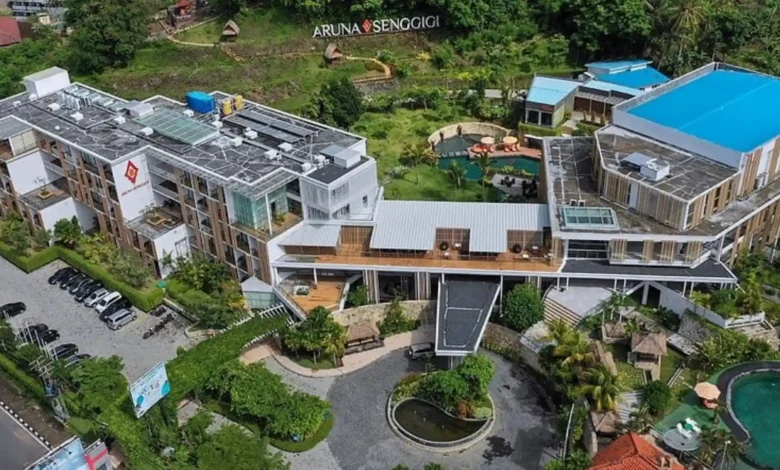 Aruna Hotel Senggigi di Lombok Barat, salah satu hotel yang mengalami tingkat hunian tinggi selama gelaran MotoGP Mandalika 2026.