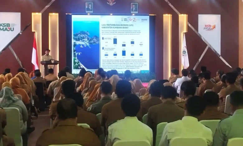 Bupati Sumbawa Barat, H. Amar Nurmansyah, Saat Orientasi Penyusunan RKPD 2028 di Ruang Rapat Gili Paserang, Gedung Graha Praja Setda KSB, Senin, 12 Oktober 2026.