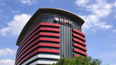 Gedung KPK di Jakarta. Lembaga yang menangani kasus OTT BNPB pada Selasa, 13 Oktober 2026.