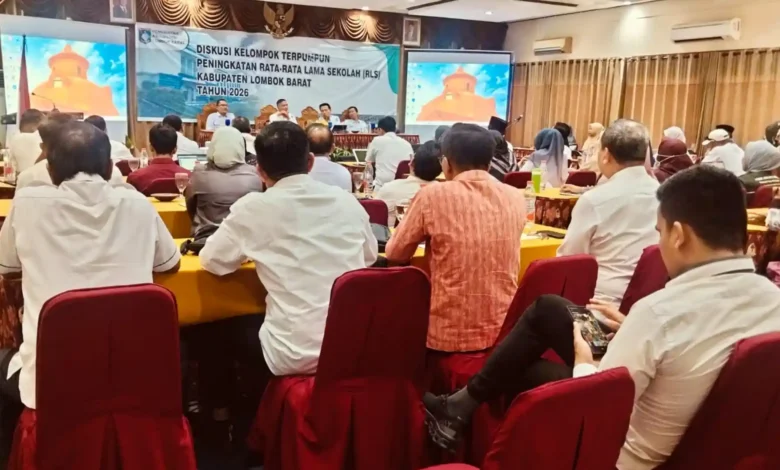 Pemkab Lobar saat membahas Warga Putus Sekolah untuk mendongkrak rata- rata lama sekolah, Rabu, 14 Oktober 2026.
