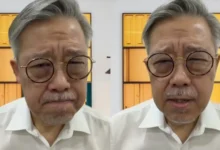 Tokoh publik Malaysia, Datuk Eric Chong, saat protes masalah asap karhutla Indonesia melalui media sosialnya.