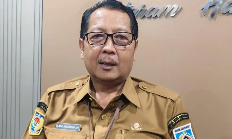 Sekda Kota Mataram, Lalu Alwan Basri diwawancarai beberapa waktu lalu.