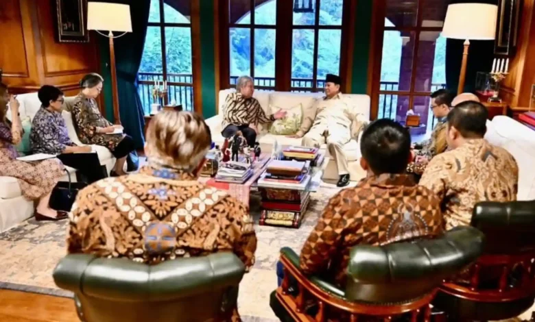 Momen pertemuan Prabowo dan petinggi PBB di Hambalang pada Sabtu, 17 Oktober 2026.