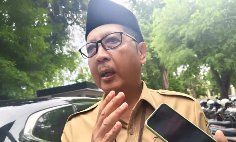 Sekda Kota Mataram, Lalu Alwan Basri diwawancarai beberapa waktu lalu.