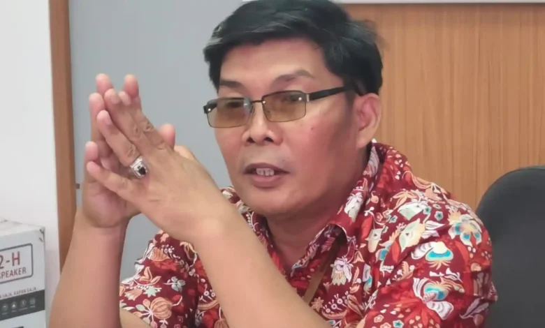 Kepala UPTD Perparkiran Dinas Perhubungan (Dishub) Kota Mataram, Lalu Muhammad Sopandi, diwawancarai beberapa waktu lalu.