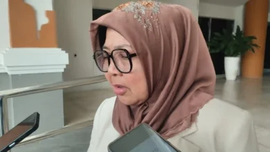 Ketua DPRD NTB, Baiq Isvie Rupaeda, menjelaskan alasan penundaan paripurna APBD 2027, Senin, 26 Oktober 2026.
