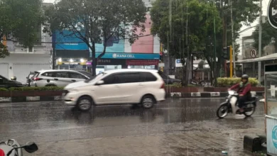Ilustrasi hujan yang mengguyur wilayah NTB sesuai prediksi BMKG.