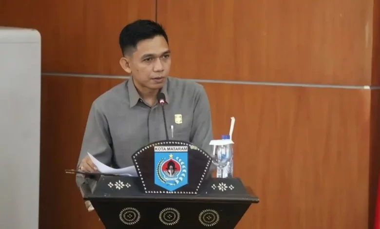 Ketua Karang Taruna Kota Mataram sekaligus Anggota Komisi IV DPRD Kota Mataram, Haris Maulana.