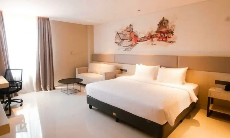 Salah satu kamar Hotel Prime Park Mataram, hotel berbintang empat, jelang MotoGP Mandalika 2026 ramai dipesan.