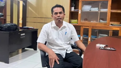 Kabid Ketenagakerjaan Disnakertrans KSB, Nasrullah saat diwawancarai beberapa waktu lalu.