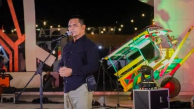 Kepala Dispar Kota Mataram, Cahya Samudra saat membuka gelaran Mataram Culture 2025 di Teras Udayana Kota Mataram, 31 Mei 2025.